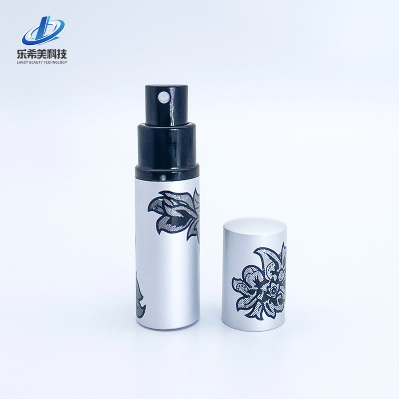 5ml/10ml Empty Plastic Atomizer Packaging Portable Sprayer Pocket Perfume Bottle Sprayer Cosmetic Packaging Flat Square