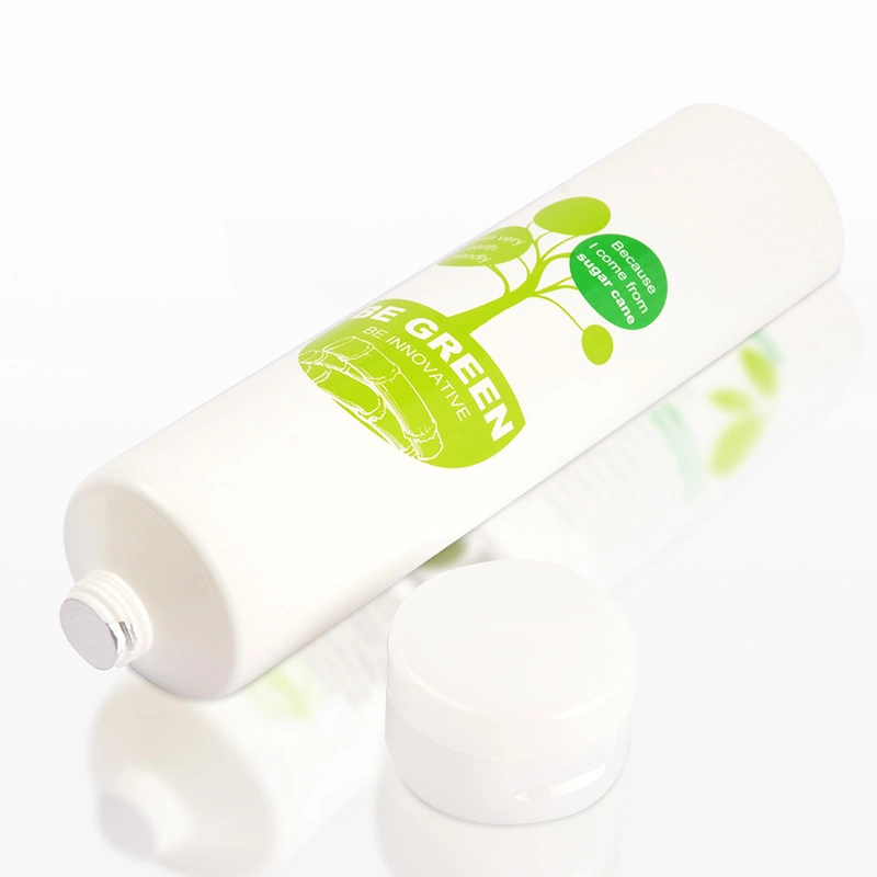 Recycled Bio-Plastic Cosmetic Tube Wholesale Sugarcane Tube Sustainable Packaging with 100ml 150ml 200ml 250ml