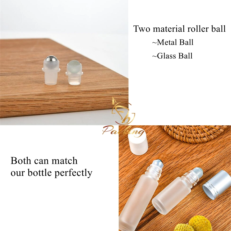 10% off 10 Ml Amber Essential Oil Glass Roll on Bottle with Glass Roller Ball and Screw Cap