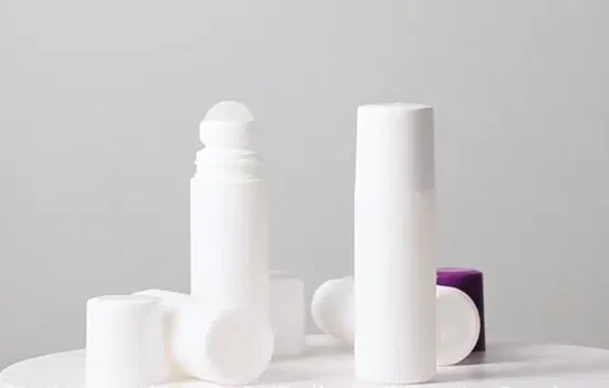 OEM Printing Plastic 20ml 50ml Perfume Cream 60ml Round PP Roll on Bottle for Deodorant
